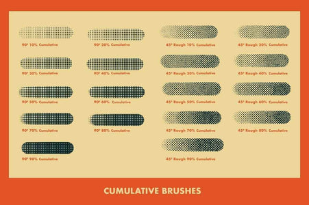 Horrific Halftones for Affinity Affinity Designer Brushes RetroSupply Co. 