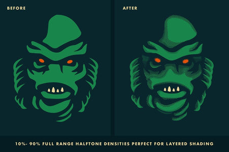 Horrific Halftones for Photoshop Adobe Photoshop RetroSupply Co. 