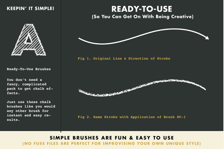 Chalk brush illustrator discount free