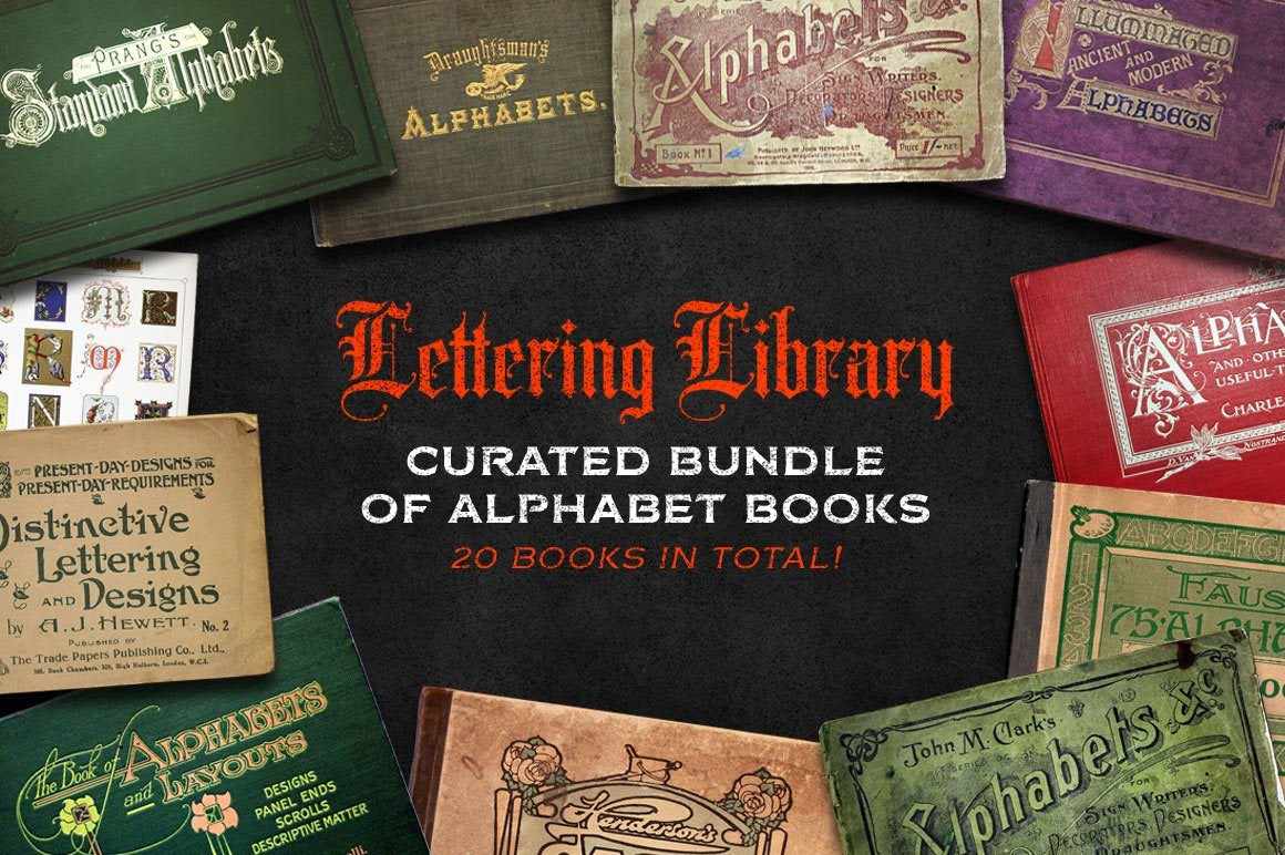 Lettering Library | Alphabet Bundle Resources RetroSupply Co. 