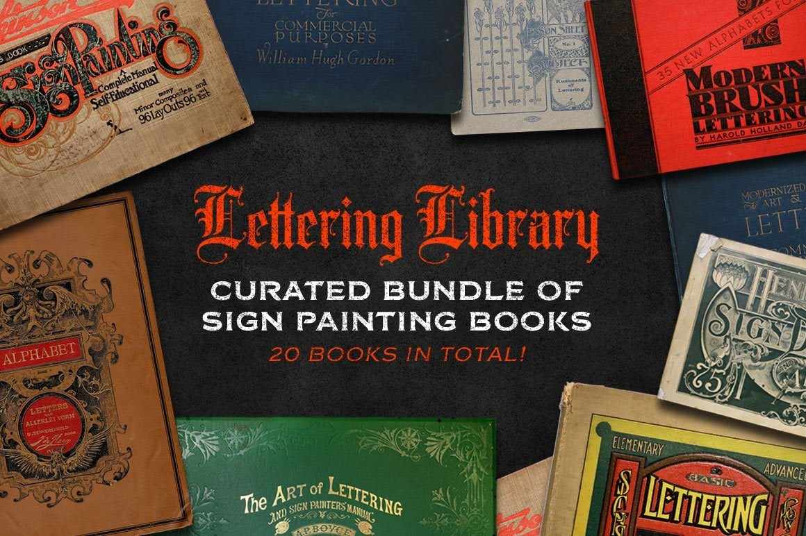 Lettering Library | Sign Painting Bundle Resources RetroSupply Co. 