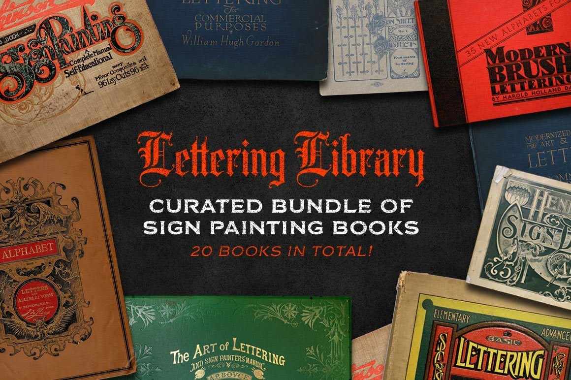 Lettering Library | Sign Painting Bundle - RetroSupply Co.