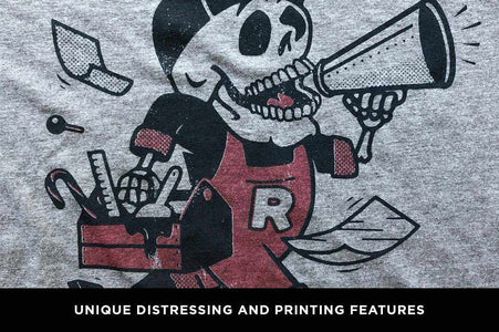 Limited Edition Red Label RetroSupply Skeleton T-Shirt RetroSupply Co. 