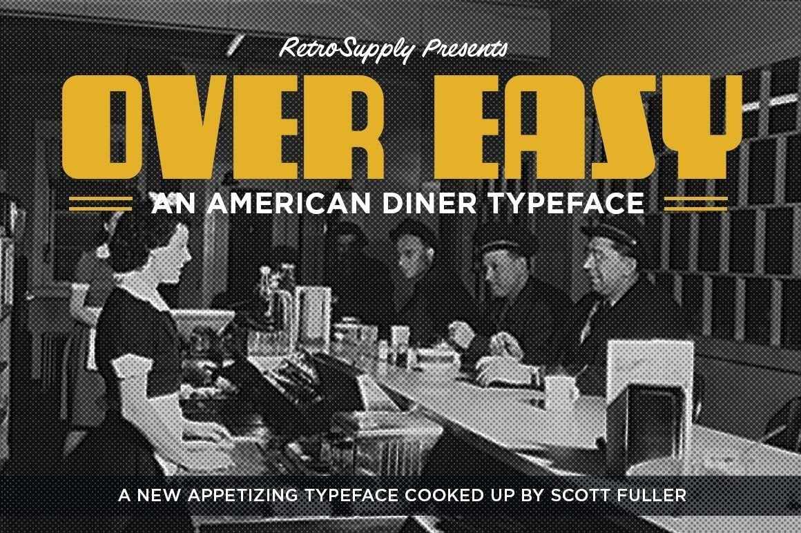 OverEasy Fonts RetroSupply Co 