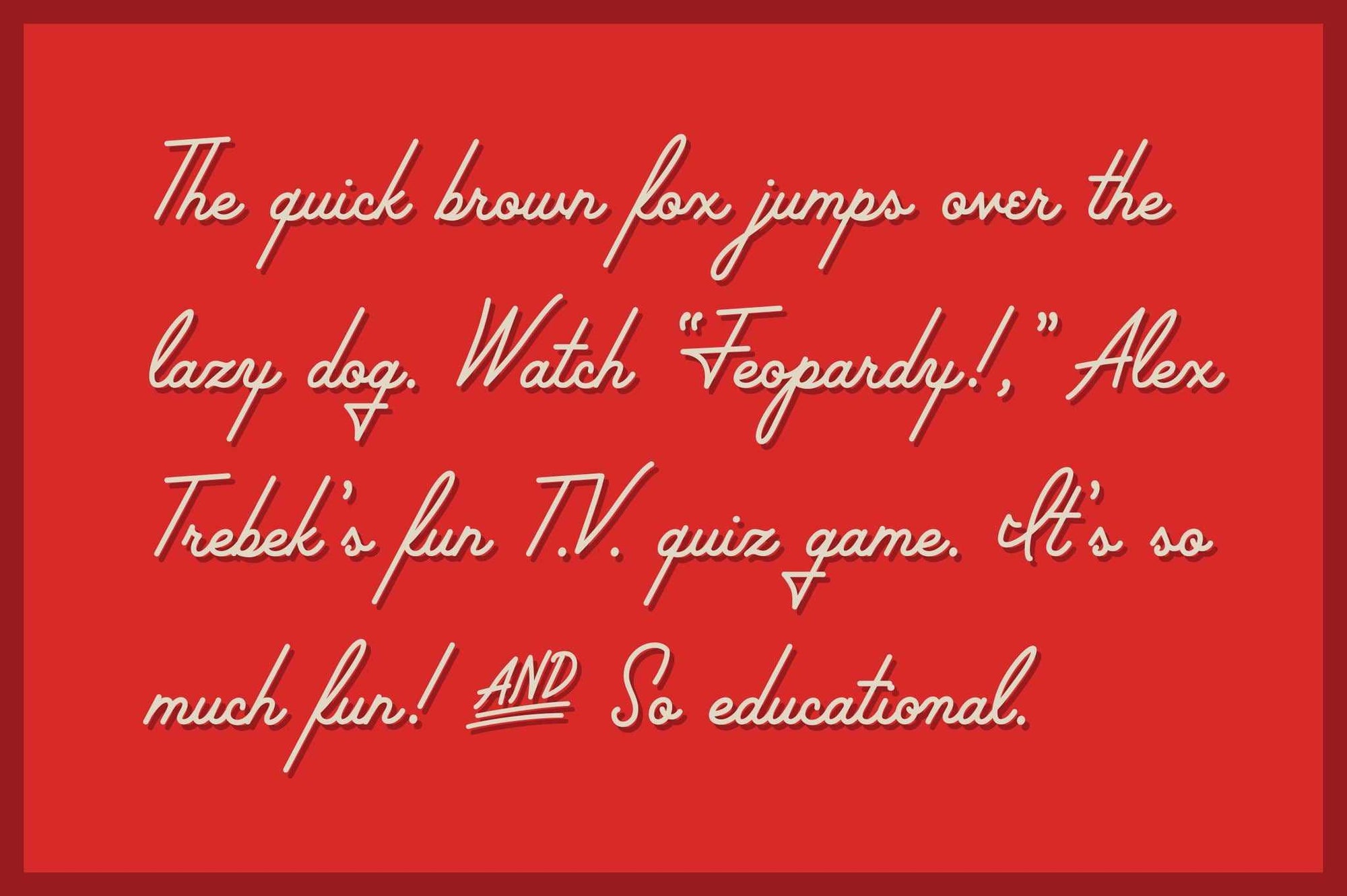 Palm Canyon Drive Fonts RetroSupply Co 