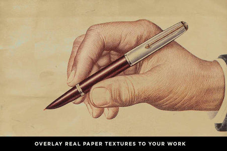 Paper Artifacts | Texture & Ephemera Bundle Textures RetroSupply Co 