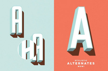 Parts and Labor Font Family Fonts RetroSupply Co 