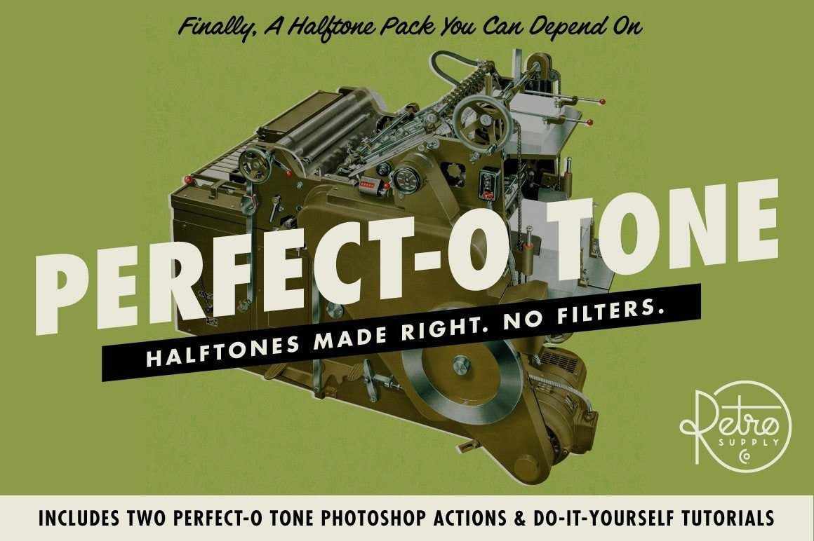 Perfect-O-Tone Adobe Photoshop RetroSupply Co 
