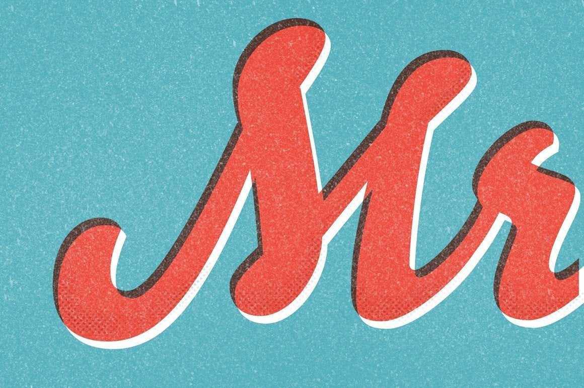 Retro-Matic - Realistic Ink Offset Adobe Photoshop RetroSupply Co 