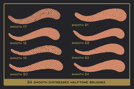 Revelation Halftones | Distressed Halftone Brushes for Procreate Brushes RetroSupply Co. 