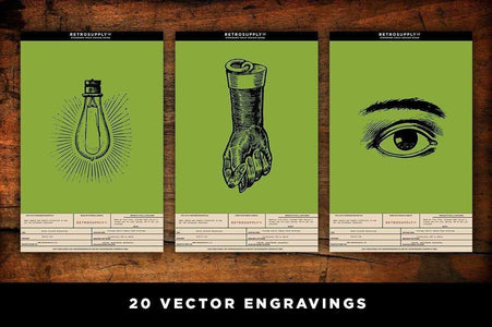 Standard Issue Vector Textures Adobe Illustrator RetroSupply Co 