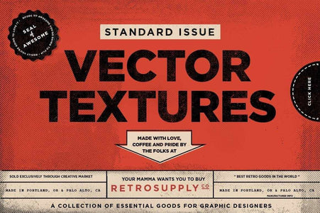 Standard Issue Vector Textures Adobe Illustrator RetroSupply Co 