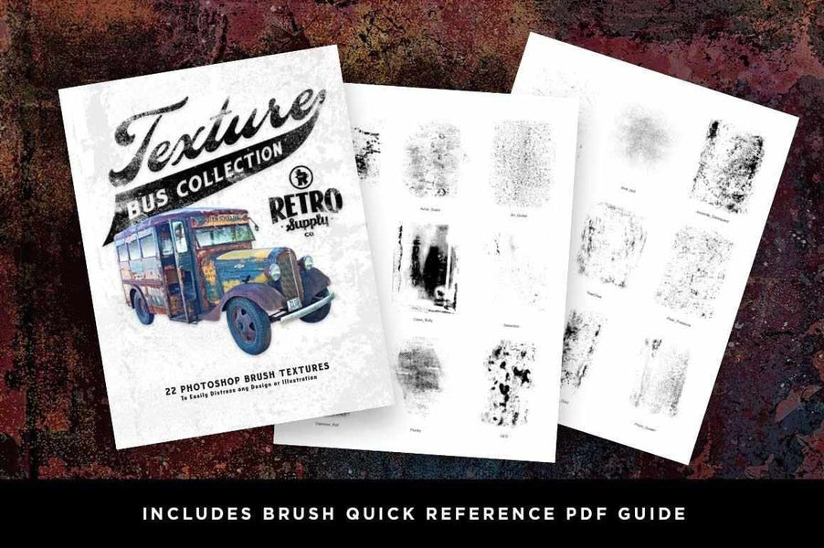 The Awesomely Organic Texture Bus Collection for Adobe Photoshop ...