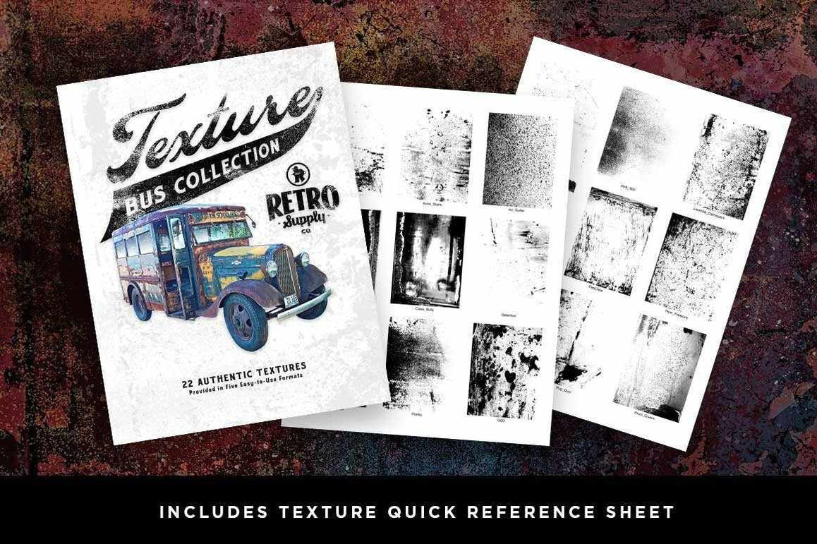 The Awesomely Organic Texture Bus Collection for Adobe Photoshop ...