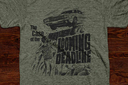 The Case of the Looming Deadline T-shirt RetroSupply Co. 