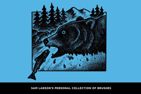 The Classic Procreate Illustration Brush Pack featuring Sam Larson Procreate Brushes RetroSupply Co. 