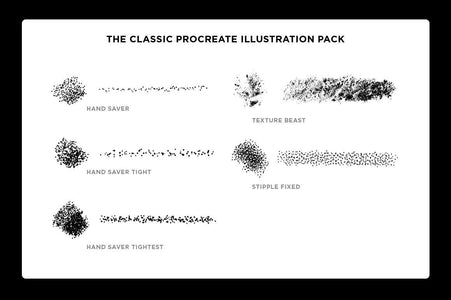 The Classic Procreate Illustration Brush Pack featuring Sam Larson Procreate Brushes RetroSupply Co. 