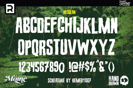 The Creature Feature Font Bundle Fonts RetroSupply Co. 