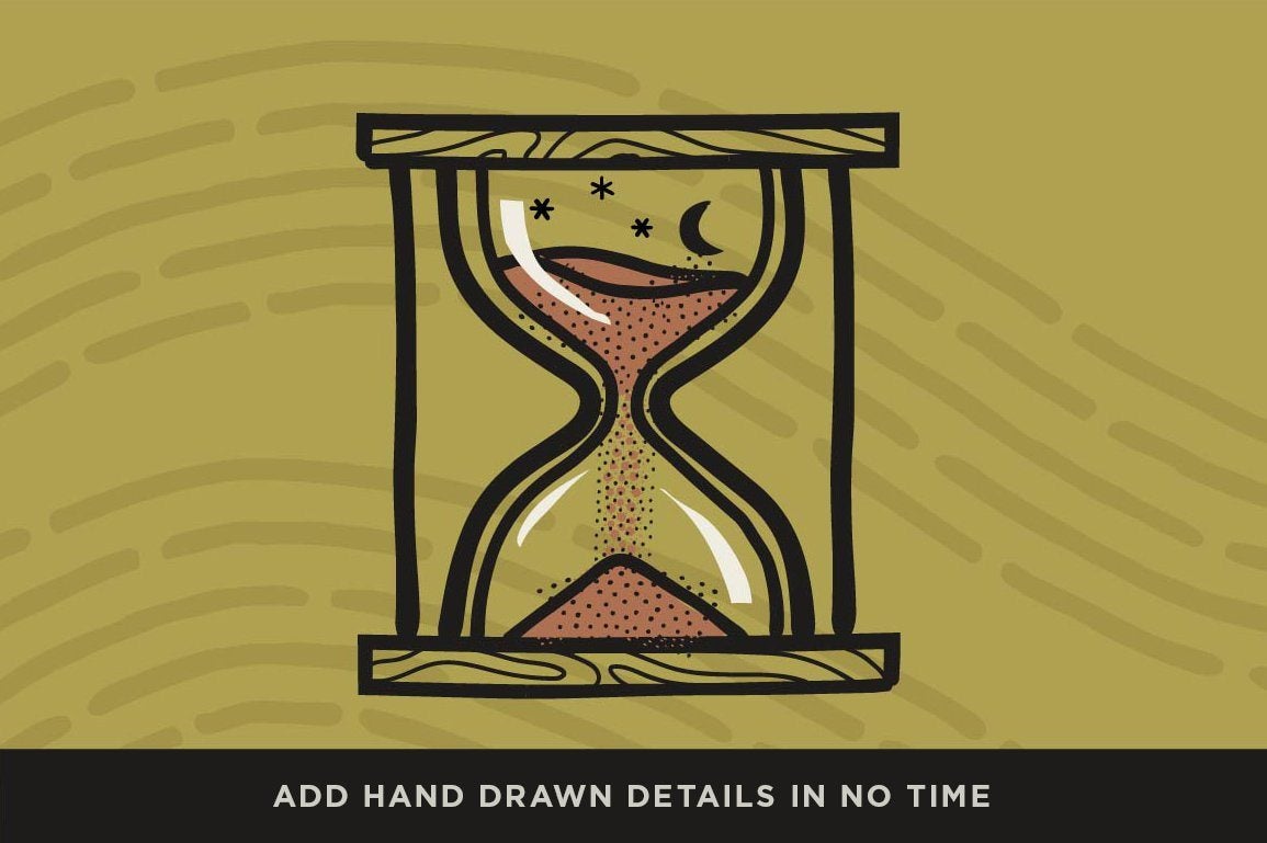 The Dead Pen | A Wicked Cool Hand Drawn Tool Kit for Adobe Illustrator Adobe Illustrator RetroSupply Co 
