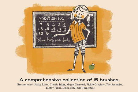 The Liner Brush Pack for Procreate Procreate Brushes RetroSupply Co. 