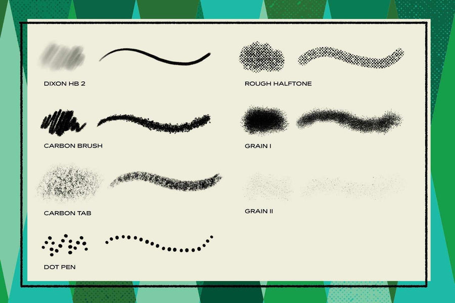 The Mid-Century Brush Pack for Photoshop | RetroSupply Co.