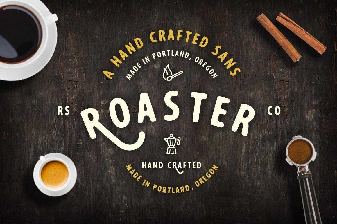 Roaster Font by RetroSupply