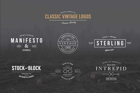 The Vintage Bundle by HSCO Fonts RetroSupply Co 