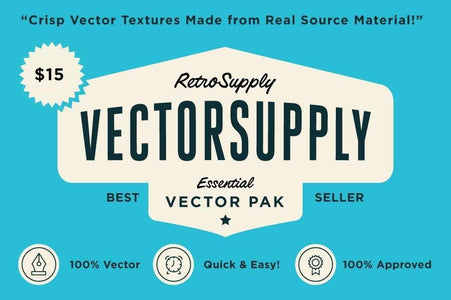 VectorSupply | Premium Retro Vector Textures Adobe Illustrator RetroSupply Co 