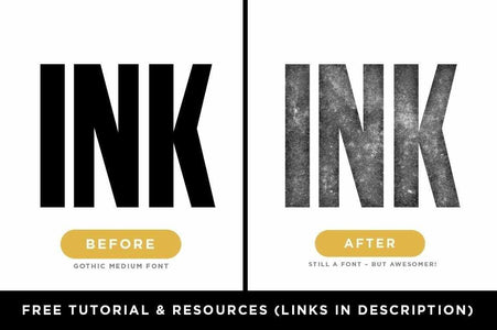Wood & Ink Photoshop Texture Kit Adobe Photoshop RetroSupply Co 