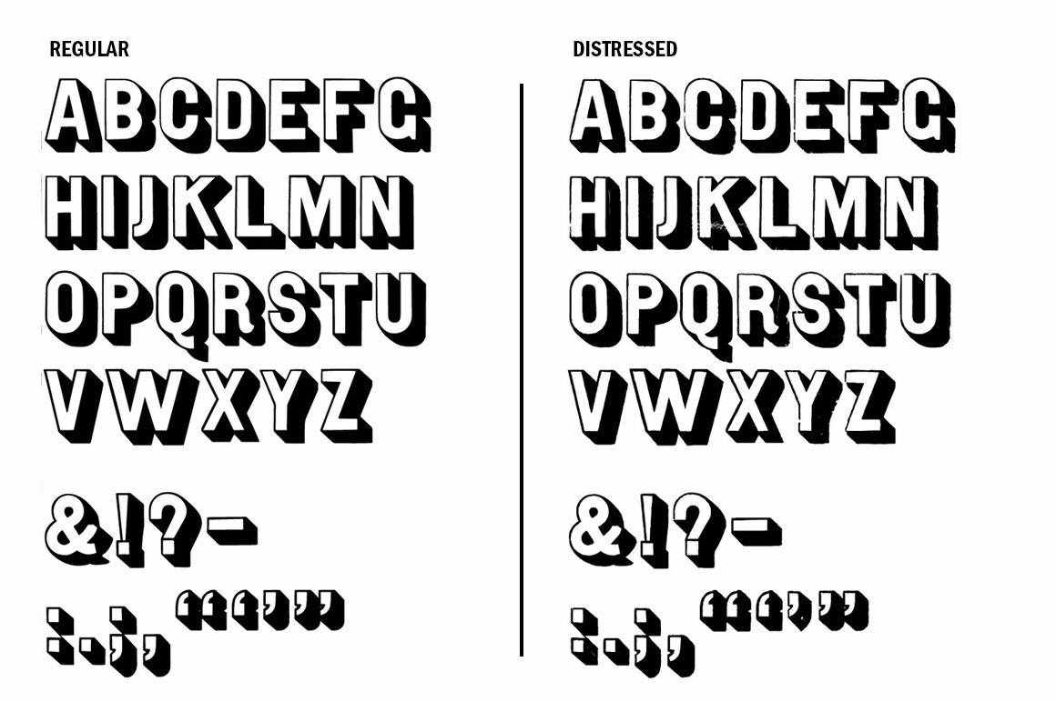 Wood Type Revival Bundle Fonts RetroSupply Co 